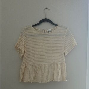 Madison & Berkeley Striped Blouse